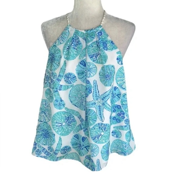NWT - Lilly Pulitzer for Target Sea Urchin For You Halter Swing Tank - Size S - Picture 4 of 5